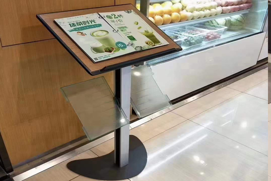 餐饮饭店菜单展示立牌广告制作